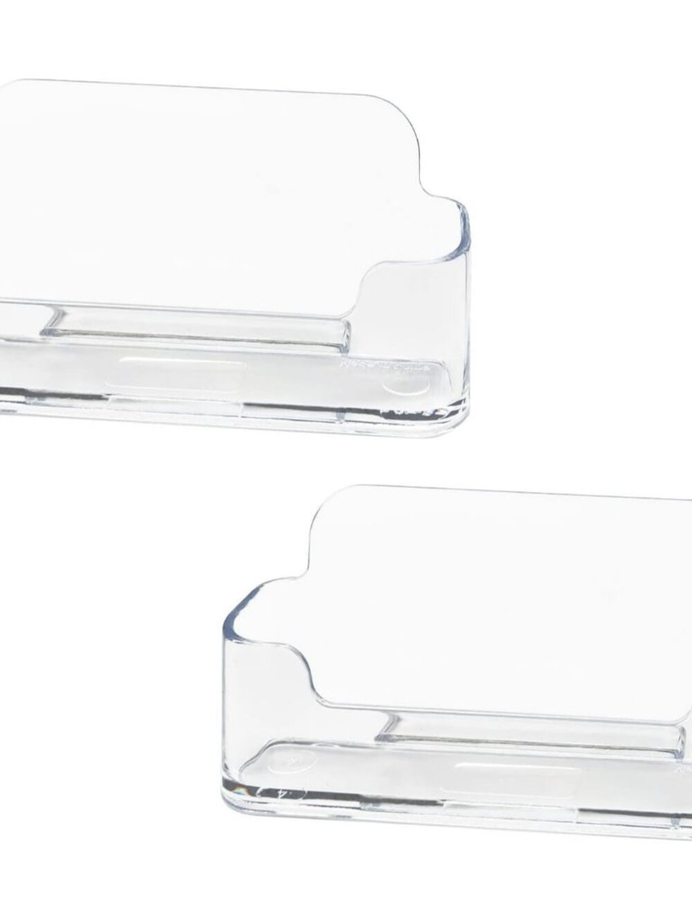 Acrylic Business Card Holder for Desk, Clear Plastic Business Cards Display Hold